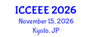 International Conference on Computing, Electrical and Electronic Engineering (ICCEEE) November 15, 2026 - Kyoto, Japan International Conference on Computing, Electrical and Electronic Engineering (ICCEEE) November 15, 2026 - Kyoto, Japan
