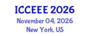 International Conference on Computing, Electrical and Electronic Engineering (ICCEEE) November 04, 2026 - New York, United States International Conference on Computing, Electrical and Electronic Engineering (ICCEEE) November 04, 2026 - New York, United States