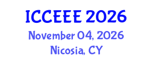International Conference on Computing, Electrical and Electronic Engineering (ICCEEE) November 04, 2026 - Nicosia, Cyprus International Conference on Computing, Electrical and Electronic Engineering (ICCEEE) November 04, 2026 - Nicosia, Cyprus