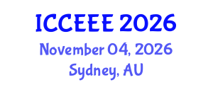 International Conference on Computing, Electrical and Electronic Engineering (ICCEEE) November 04, 2026 - Sydney, Australia International Conference on Computing, Electrical and Electronic Engineering (ICCEEE) November 04, 2026 - Sydney, Australia