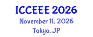International Conference on Computing, Electrical and Electronic Engineering (ICCEEE) November 11, 2026 - Tokyo, Japan International Conference on Computing, Electrical and Electronic Engineering (ICCEEE) November 11, 2026 - Tokyo, Japan