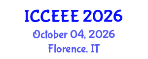 International Conference on Computing, Electrical and Electronic Engineering (ICCEEE) October 04, 2026 - Florence, Italy International Conference on Computing, Electrical and Electronic Engineering (ICCEEE) October 04, 2026 - Florence, Italy