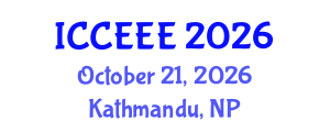 International Conference on Computing, Electrical and Electronic Engineering (ICCEEE) October 21, 2026 - Kathmandu, Nepal International Conference on Computing, Electrical and Electronic Engineering (ICCEEE) October 21, 2026 - Kathmandu, Nepal