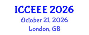 International Conference on Computing, Electrical and Electronic Engineering (ICCEEE) October 21, 2026 - London, United Kingdom International Conference on Computing, Electrical and Electronic Engineering (ICCEEE) October 21, 2026 - London, United Kingdom
