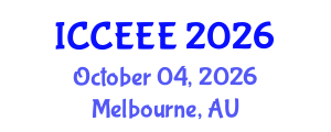 International Conference on Computing, Electrical and Electronic Engineering (ICCEEE) October 04, 2026 - Melbourne, Australia International Conference on Computing, Electrical and Electronic Engineering (ICCEEE) October 04, 2026 - Melbourne, Australia