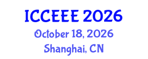 International Conference on Computing, Electrical and Electronic Engineering (ICCEEE) October 18, 2026 - Shanghai, China International Conference on Computing, Electrical and Electronic Engineering (ICCEEE) October 18, 2026 - Shanghai, China