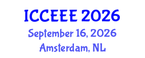 International Conference on Computing, Electrical and Electronic Engineering (ICCEEE) September 16, 2026 - Amsterdam, Netherlands International Conference on Computing, Electrical and Electronic Engineering (ICCEEE) September 16, 2026 - Amsterdam, Netherlands