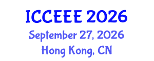 International Conference on Computing, Electrical and Electronic Engineering (ICCEEE) September 27, 2026 - Hong Kong, China International Conference on Computing, Electrical and Electronic Engineering (ICCEEE) September 27, 2026 - Hong Kong, China
