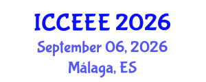International Conference on Computing, Electrical and Electronic Engineering (ICCEEE) September 06, 2026 - Málaga, Spain International Conference on Computing, Electrical and Electronic Engineering (ICCEEE) September 06, 2026 - Málaga, Spain