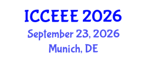 International Conference on Computing, Electrical and Electronic Engineering (ICCEEE) September 23, 2026 - Munich, Germany International Conference on Computing, Electrical and Electronic Engineering (ICCEEE) September 23, 2026 - Munich, Germany
