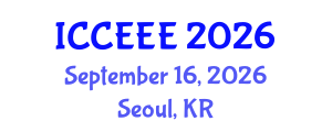 International Conference on Computing, Electrical and Electronic Engineering (ICCEEE) September 16, 2026 - Seoul, Republic of Korea International Conference on Computing, Electrical and Electronic Engineering (ICCEEE) September 16, 2026 - Seoul, Republic of Korea