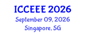 International Conference on Computing, Electrical and Electronic Engineering (ICCEEE) September 09, 2026 - Singapore, Singapore International Conference on Computing, Electrical and Electronic Engineering (ICCEEE) September 09, 2026 - Singapore, Singapore