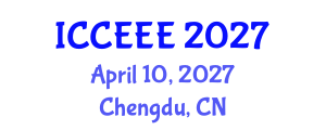 International Conference on Computing, Electrical and Electronic Engineering (ICCEEE) April 10, 2027 - Chengdu, China International Conference on Computing, Electrical and Electronic Engineering (ICCEEE) April 10, 2027 - Chengdu, China