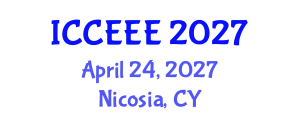 International Conference on Computing, Electrical and Electronic Engineering (ICCEEE) April 24, 2027 - Nicosia, Cyprus International Conference on Computing, Electrical and Electronic Engineering (ICCEEE) April 24, 2027 - Nicosia, Cyprus