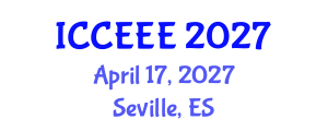 International Conference on Computing, Electrical and Electronic Engineering (ICCEEE) April 17, 2027 - Seville, Spain International Conference on Computing, Electrical and Electronic Engineering (ICCEEE) April 17, 2027 - Seville, Spain