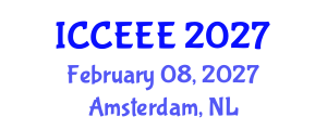 International Conference on Computing, Electrical and Electronic Engineering (ICCEEE) February 08, 2027 - Amsterdam, Netherlands International Conference on Computing, Electrical and Electronic Engineering (ICCEEE) February 08, 2027 - Amsterdam, Netherlands