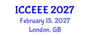 International Conference on Computing, Electrical and Electronic Engineering (ICCEEE) February 15, 2027 - London, United Kingdom International Conference on Computing, Electrical and Electronic Engineering (ICCEEE) February 15, 2027 - London, United Kingdom