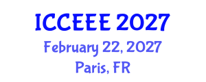 International Conference on Computing, Electrical and Electronic Engineering (ICCEEE) February 22, 2027 - Paris, France International Conference on Computing, Electrical and Electronic Engineering (ICCEEE) February 22, 2027 - Paris, France