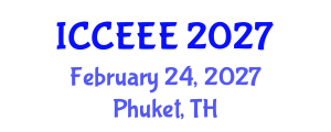 International Conference on Computing, Electrical and Electronic Engineering (ICCEEE) February 24, 2027 - Phuket, Thailand International Conference on Computing, Electrical and Electronic Engineering (ICCEEE) February 24, 2027 - Phuket, Thailand