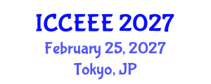 International Conference on Computing, Electrical and Electronic Engineering (ICCEEE) February 25, 2027 - Tokyo, Japan International Conference on Computing, Electrical and Electronic Engineering (ICCEEE) February 25, 2027 - Tokyo, Japan