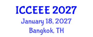International Conference on Computing, Electrical and Electronic Engineering (ICCEEE) January 18, 2027 - Bangkok, Thailand International Conference on Computing, Electrical and Electronic Engineering (ICCEEE) January 18, 2027 - Bangkok, Thailand
