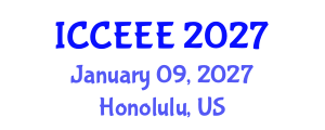 International Conference on Computing, Electrical and Electronic Engineering (ICCEEE) January 09, 2027 - Honolulu, United States International Conference on Computing, Electrical and Electronic Engineering (ICCEEE) January 09, 2027 - Honolulu, United States