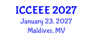 International Conference on Computing, Electrical and Electronic Engineering (ICCEEE) January 23, 2027 - Maldives, Maldives International Conference on Computing, Electrical and Electronic Engineering (ICCEEE) January 23, 2027 - Maldives, Maldives