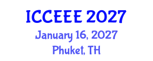 International Conference on Computing, Electrical and Electronic Engineering (ICCEEE) January 16, 2027 - Phuket, Thailand International Conference on Computing, Electrical and Electronic Engineering (ICCEEE) January 16, 2027 - Phuket, Thailand