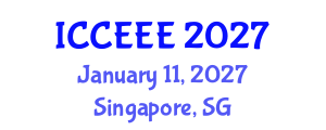 International Conference on Computing, Electrical and Electronic Engineering (ICCEEE) January 11, 2027 - Singapore, Singapore International Conference on Computing, Electrical and Electronic Engineering (ICCEEE) January 11, 2027 - Singapore, Singapore