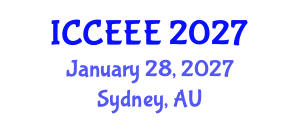 International Conference on Computing, Electrical and Electronic Engineering (ICCEEE) January 28, 2027 - Sydney, Australia International Conference on Computing, Electrical and Electronic Engineering (ICCEEE) January 28, 2027 - Sydney, Australia