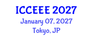 International Conference on Computing, Electrical and Electronic Engineering (ICCEEE) January 07, 2027 - Tokyo, Japan International Conference on Computing, Electrical and Electronic Engineering (ICCEEE) January 07, 2027 - Tokyo, Japan