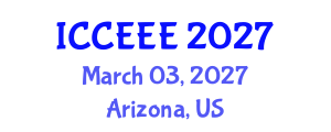 International Conference on Computing, Electrical and Electronic Engineering (ICCEEE) March 03, 2027 - Arizona, United States International Conference on Computing, Electrical and Electronic Engineering (ICCEEE) March 03, 2027 - Arizona, United States