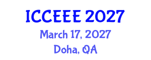 International Conference on Computing, Electrical and Electronic Engineering (ICCEEE) March 17, 2027 - Doha, Qatar International Conference on Computing, Electrical and Electronic Engineering (ICCEEE) March 17, 2027 - Doha, Qatar