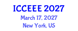 International Conference on Computing, Electrical and Electronic Engineering (ICCEEE) March 17, 2027 - New York, United States International Conference on Computing, Electrical and Electronic Engineering (ICCEEE) March 17, 2027 - New York, United States