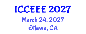 International Conference on Computing, Electrical and Electronic Engineering (ICCEEE) March 24, 2027 - Ottawa, Canada International Conference on Computing, Electrical and Electronic Engineering (ICCEEE) March 24, 2027 - Ottawa, Canada