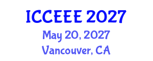 International Conference on Computing, Electrical and Electronic Engineering (ICCEEE) May 20, 2027 - Vancouver, Canada International Conference on Computing, Electrical and Electronic Engineering (ICCEEE) May 20, 2027 - Vancouver, Canada