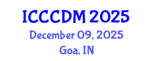 International Conference on Concrete Construction and Design Methods (ICCCDM) December 09, 2025 - Goa, India