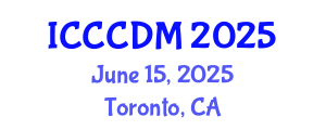 International Conference on Concrete Construction and Design Methods (ICCCDM) June 15, 2025 - Toronto, Canada