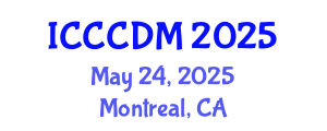 International Conference on Concrete Construction and Design Methods (ICCCDM) May 24, 2025 - Montreal, Canada