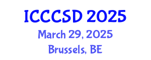 International Conference on Concrete Construction and Structural Design (ICCCSD) March 29, 2025 - Brussels, Belgium