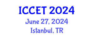 International Conference on Concrete Engineering and Technology (ICCET) June 27, 2024 - Istanbul, Turkey