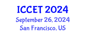 International Conference on Concrete Engineering and Technology (ICCET) September 26, 2024 - San Francisco, United States