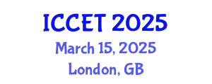 International Conference on Concrete Engineering and Technology (ICCET) March 15, 2025 - London, United Kingdom
