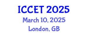 International Conference on Concrete Engineering and Technology (ICCET) March 10, 2025 - London, United Kingdom