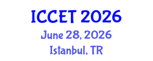 International Conference on Concrete Engineering and Technology (ICCET) June 28, 2026 - Istanbul, Turkey