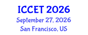 International Conference on Concrete Engineering and Technology (ICCET) September 27, 2026 - San Francisco, United States