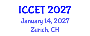 International Conference on Concrete Engineering and Technology (ICCET) January 14, 2027 - Zurich, Switzerland