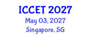 International Conference on Concrete Engineering and Technology (ICCET) May 03, 2027 - Singapore, Singapore International Conference on Concrete Engineering and Technology (ICCET) May 03, 2027 - Singapore, Singapore