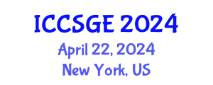 International Conference on Concrete, Structural and Geotechnical Engineering (ICCSGE) April 22, 2024 - New York, United States