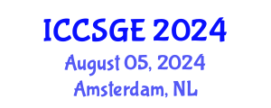 International Conference on Concrete, Structural and Geotechnical Engineering (ICCSGE) August 05, 2024 - Amsterdam, Netherlands